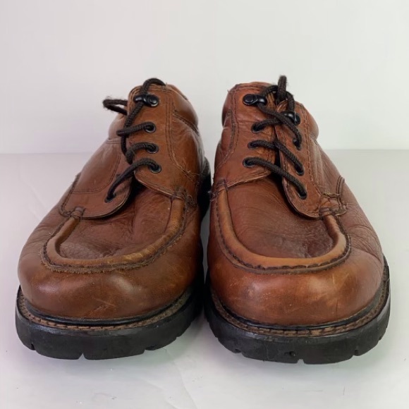 DOCKERS Men’s Leather Oil & Stain Resistant Shoes | 10 Wide - Picture 4 of 10